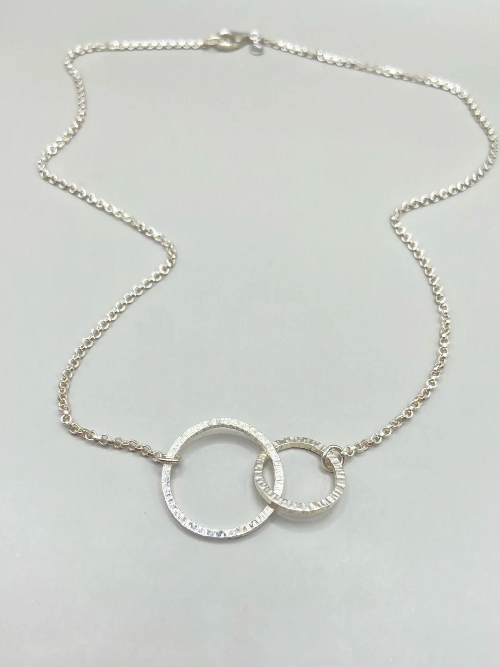 Silpada Sterling Silver Sweet Circles Pendant Necklace N2297 - Picture 2 of 7